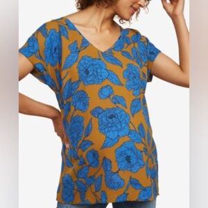 MOTHERHOOD MATERNITY Floral Top Size Medium (Maternity)